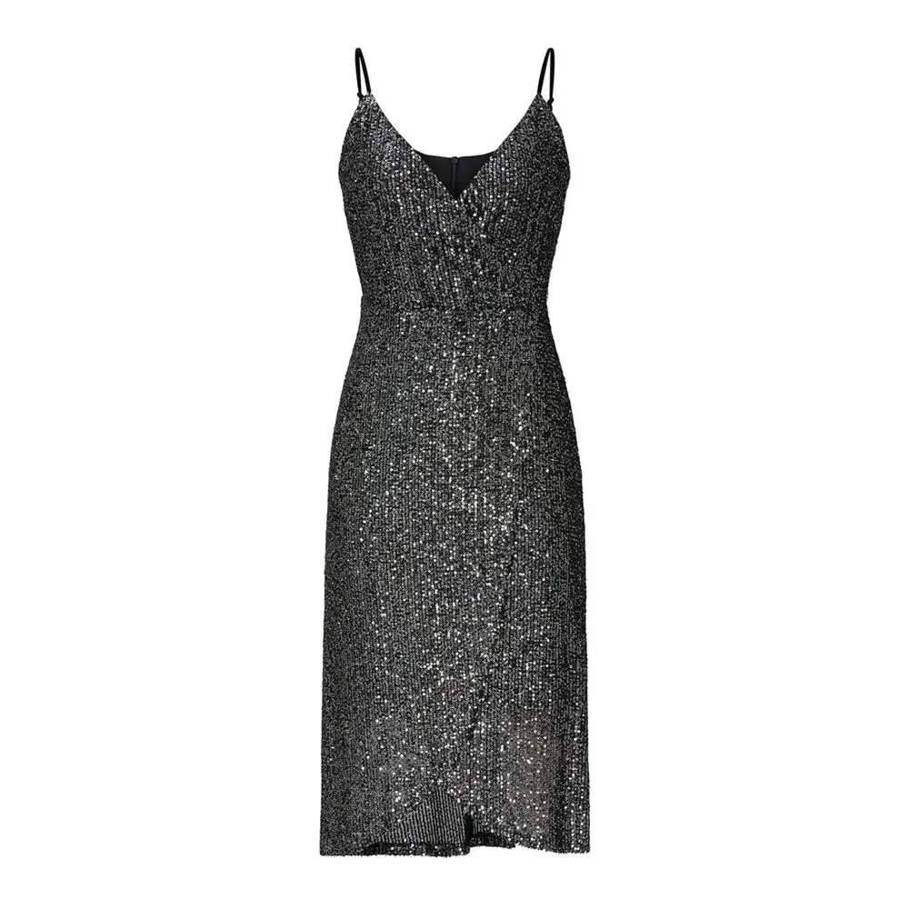 Cupcakes & Cashmere Joelle Sequin Tulip Dress Size XS Black - Picture 11 of 11